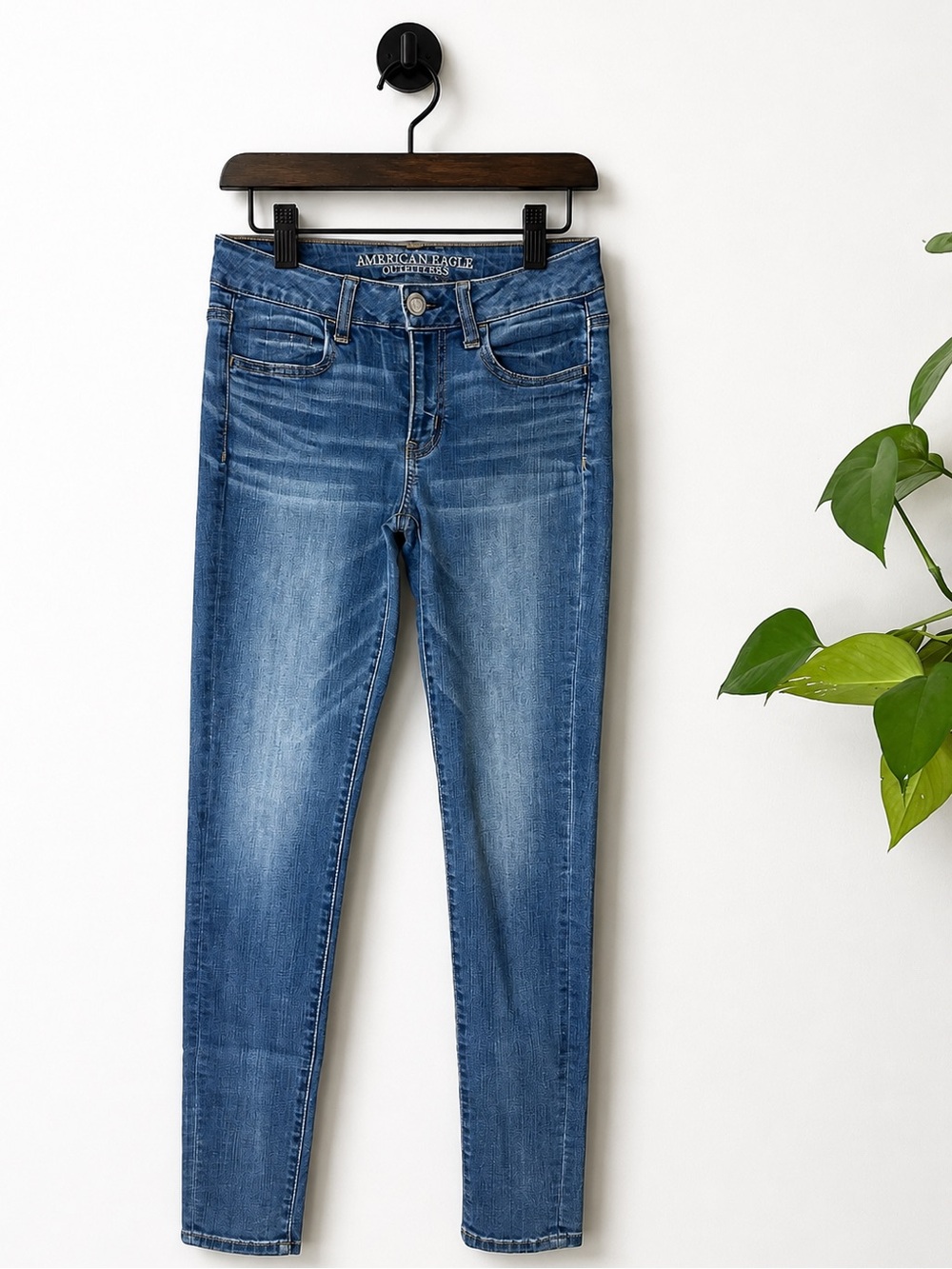 American Eagle Outfitters Jegging Women’s Size 4 Medium Wash Stretch Denim Jeans